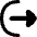 Logout Export Icon from Flex Remix Set