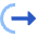 Logout Export Icon from Sharp Flat Set
