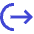 Logout Export Icon from Sharp Duo Set