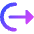 Logout Export Icon from Core Gradient Set