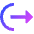 Logout Export Icon from Sharp Gradient Set