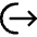 Logout Export Icon from Core Line Set