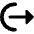 Logout Export Icon from Core Solid Set