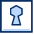 Keyhole Square icon - Free transparent PNG, SVG. No sign up needed.
