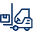 Forklift Icon from Cyber Duotone Set | Free Download as SVG Vector and Transparent PNG | Streamline icons