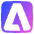 Adobe Logo Icon from Plump Gradient Set
