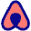 Airbnb Logo Icon from Plump Pop Set