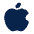 Apple Fill Icon from Mingcute Fill Set