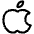 Apple Logo Icon from Plump Line Set | Free Download as SVG Vector and Transparent PNG | Streamline icons