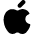 Apple Logo Icon from Micro Solid Set