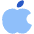 Apple Logo Icon from Plump Flat Set