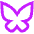 Bluesky Logo Icon from Sharp Neon Set