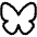 Bluesky Logo Icon from Plump Line Set