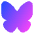 Bluesky Social Media Icon from Core Gradient Set