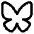 Bluesky Logo Icon from Core Line Set