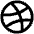 Dribble Logo Icon from Plump Remix Set