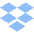 Dropbox Logo Icon from Core Flat Set