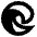 Edge Logo Icon from Sharp Remix Set