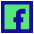 Facebook Logo 1 Icon from Sharp Pop Set
