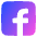 Facebook Logo 1 Icon from Plump Gradient Set