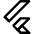 Flutter Logo Icon from Core Line Set