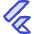 Flutter Logo Icon from Flex Duo Set