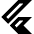 Flutter Logo Icon from Sharp Remix Set