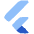 Flutter Logo Icon from Plump Flat Set
