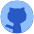 Github Logo Icon from Plump Flat Set