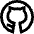 Github Logo Icon from Sharp Line Set