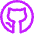 Github Logo Icon from Core Neon Set