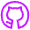 Github Logo Icon from Plump Neon Set