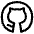 Github Logo Icon from Plump Line Set