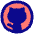 Github Logo Icon from Plump Pop Set