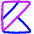Kotlin Logo Icon from Plump Neon Set