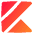 Kotlin Logo Icon from Flex Gradient Set