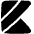 Kotlin Logo Icon from Plump Solid Set