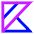 Kotlin Logo Icon from Sharp Neon Set