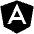 Logo Angular Icon from Ionic Filled Set