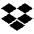 Logo Dropbox Icon from Ionic Filled Set