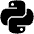 Logo Python Icon from Ionic Filled Set