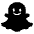 Logo Snapchat Icon from Ionic Filled Set