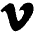 Logo Vimeo Icon from Ionic Filled Set