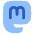 Mastodon Logo Icon from Plump Flat Set