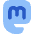 Mastodon Logo Icon from Core Flat Set