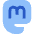 Mastodon Logo Icon from Sharp Flat Set