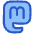 Mastodon Logo Icon from Plump Duo Set