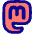 Mastodon Logo Icon from Plump Pop Set