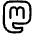 Mastodon Logo Icon from Plump Line Set