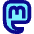 Mastodon Logo Icon from Sharp Pop Set
